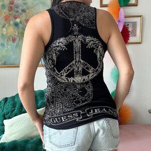 Y2K Guess Tattoo Tank Top